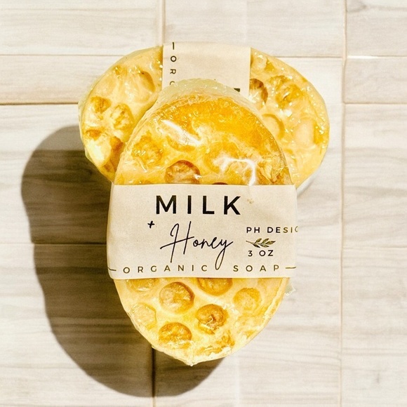 Milk and‎ Honey Massage Soap- with notes of honey & oats 5oz Bar Handmade - Picture 5 of 6